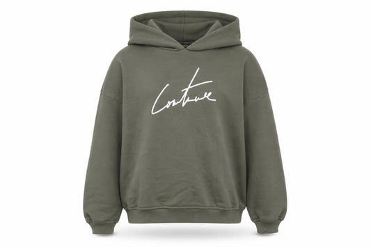 The Couture Club Boys Green Logo Pullover Hoodie 7-8 Years