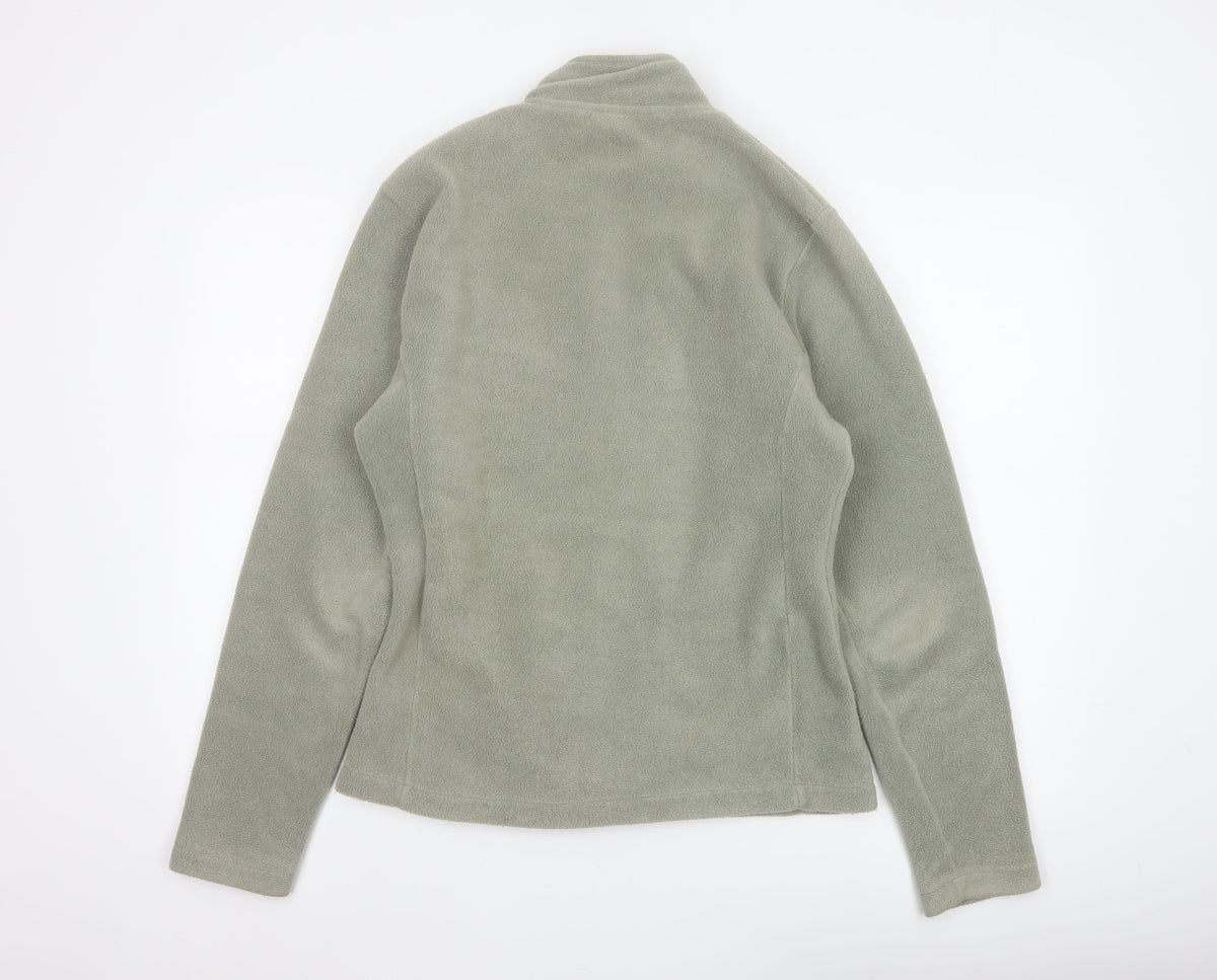 Kangol Women’s Green XL Fleece Full Zip Outdoor Jacket