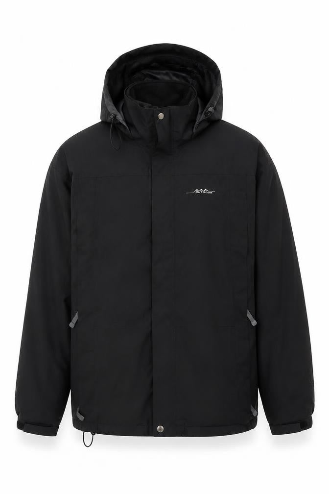 Outdoor Sportswear Men’s Black M Hooded Zip Jacket Outdoor Winter