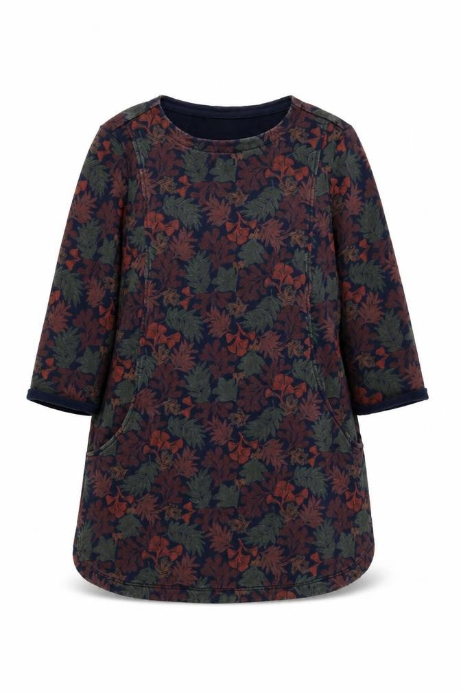 Seasalt Cornwall Women Multicoloured UK 14 Floral Cotton Tunic Blouse