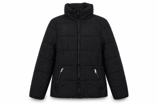 Marks & Spencer Women Black UK 8 Puffer Jacket Quilted Zip