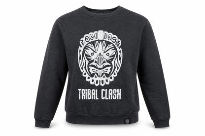 F496 Womens Freedom Black S Tribal Tiger Graphic Sweatshirt