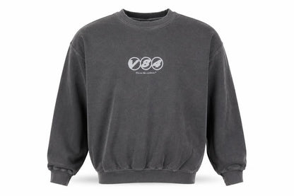 Independent Culture Club Men's Grey L Pullover Graphic Print Sweatshirt