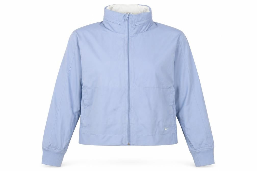 Nike Women Blue S UK 4-6 Full Zip Track Jacket Pockets