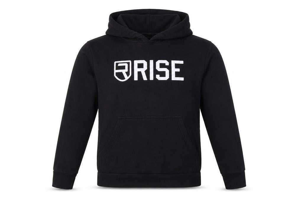 Rise Men’s Black Medium Pullover Logo Graphic Hoodie