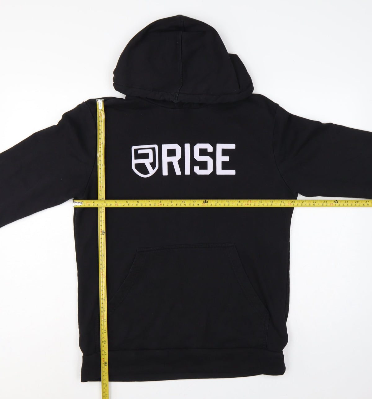 Rise Men’s Black Medium Pullover Logo Graphic Hoodie