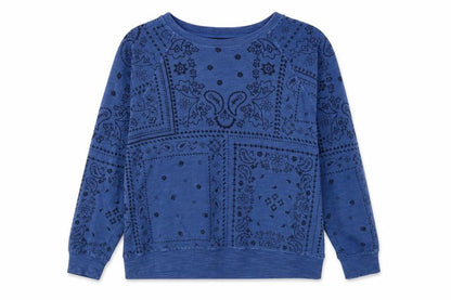 Marks & Spencer Women’s Blue UK 16 Paisley Pullover Sweatshirt