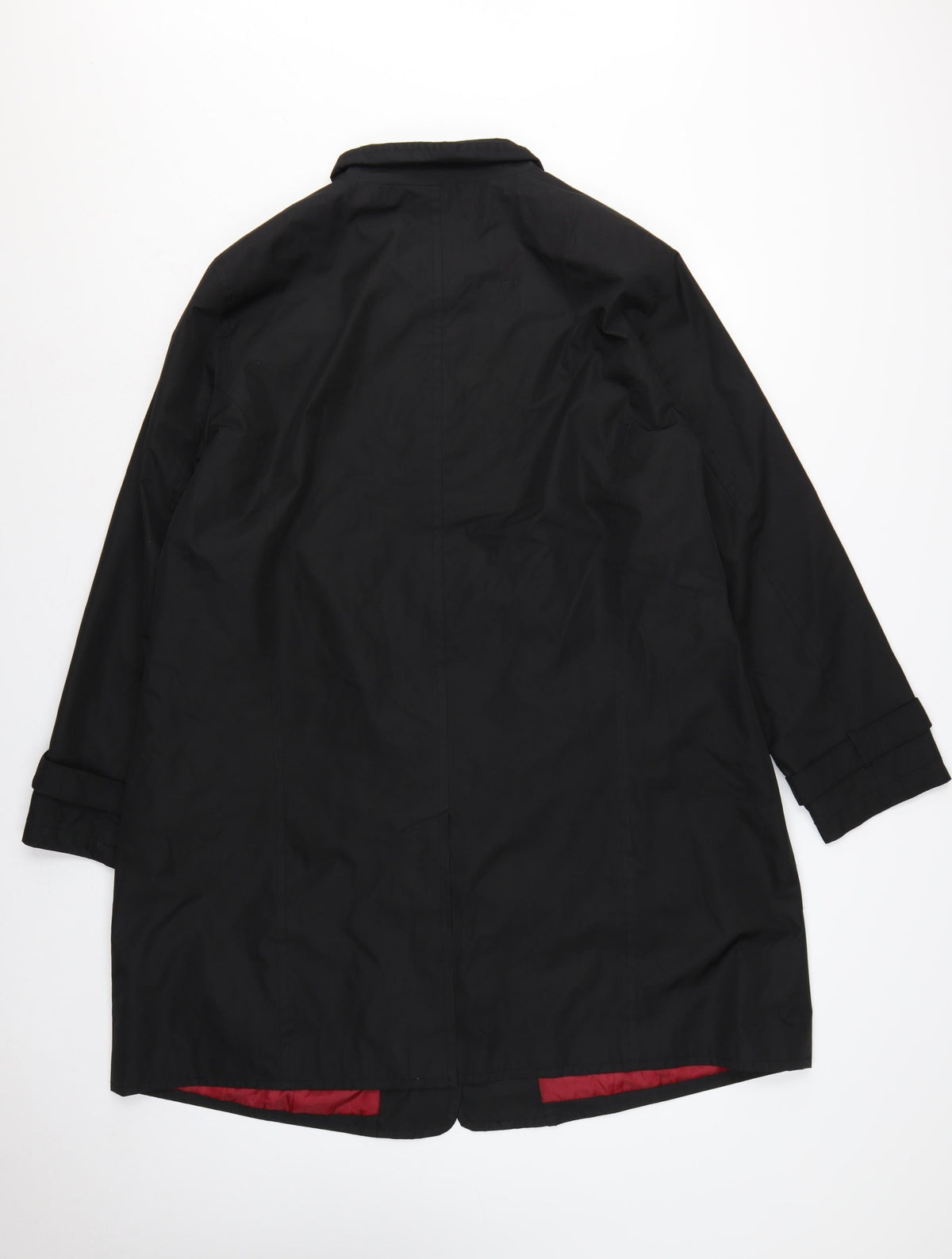Essence Evans Women's Black UK 22 Mid-Length Button Overcoat Lined