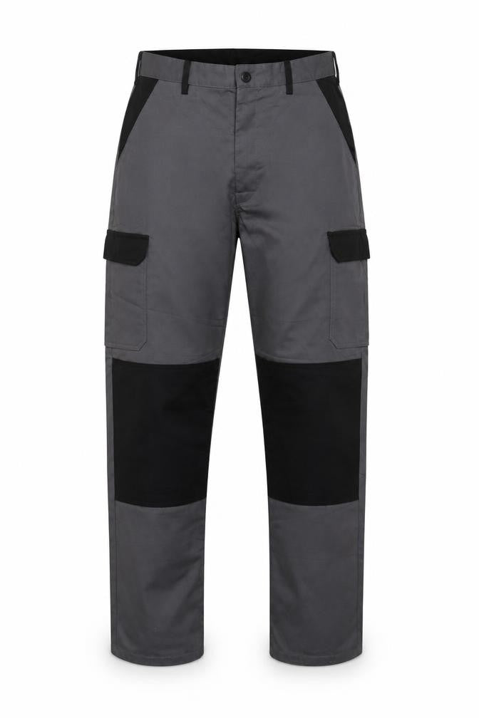 Proluxe Men’s Grey 36T Cargo Work Trousers Straight Leg Pockets