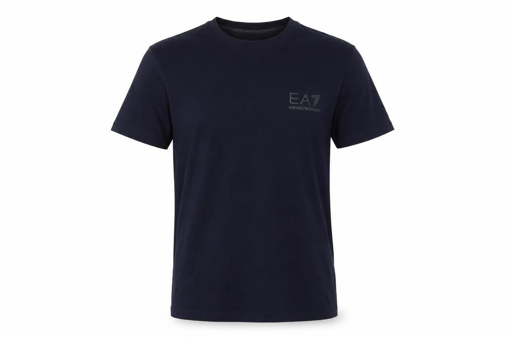 EA7 Emporio Armani Men’s Black S Slim Fit Logo Crew Neck T-Shirt