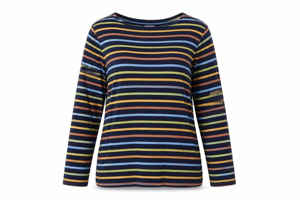 Seasalt Cornwall Women’s Multicoloured Stripe Jersey Sailor Top UK 16