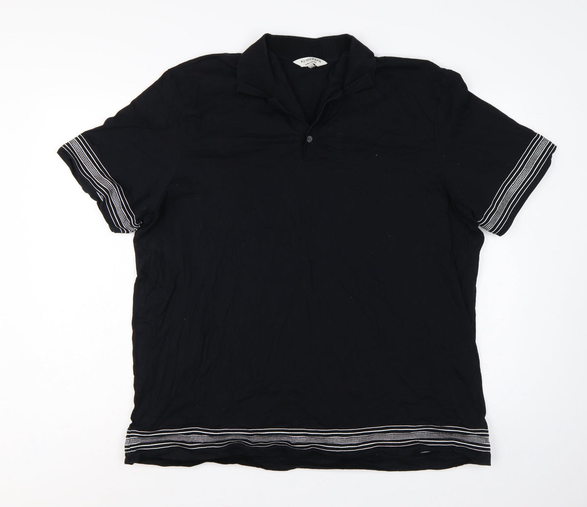 Marks & Spencer Autograph Men’s Black XL Supima Cotton Polo Shirt