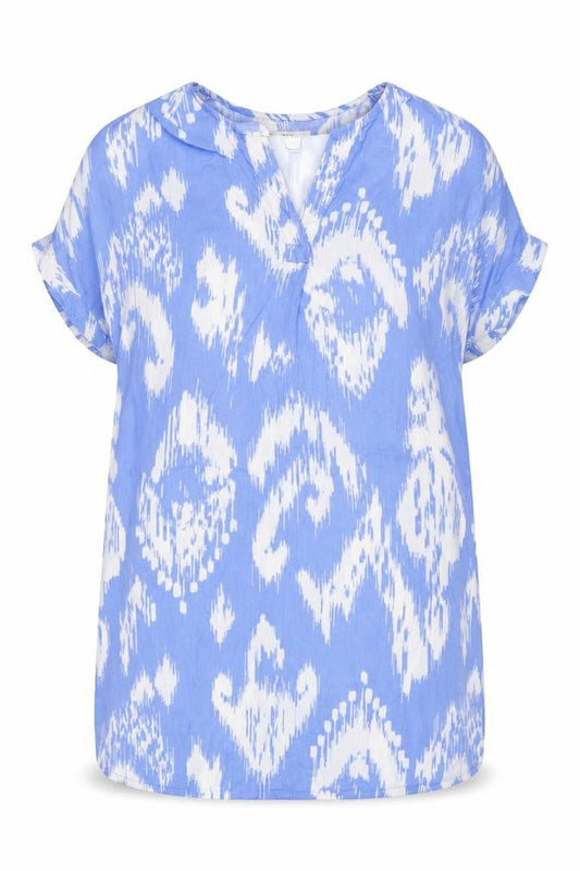 Marks & Spencer Women Blue White Size 16 Linen Shift Mini Dress