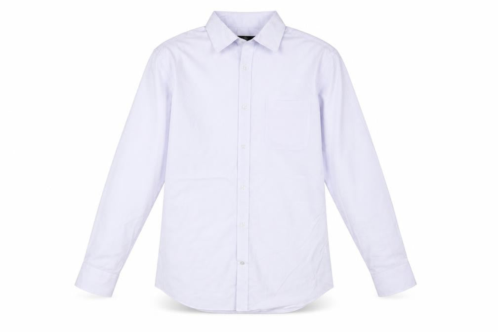 Marks & Spencer Men’s White 16 Tailored Fit Long Sleeve Formal Shirt