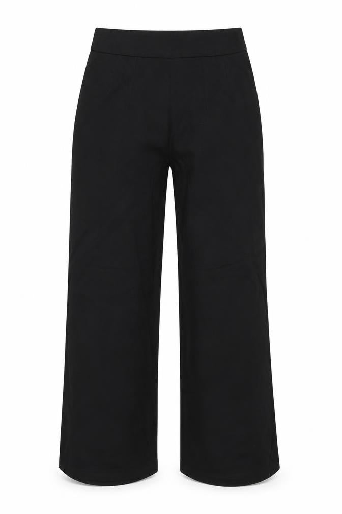 Marks and Spencer Women’s Black Size 12 Wide Leg Dress Trousers