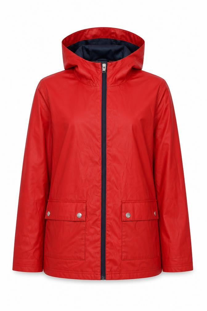 Tokyo Laundry Women’s Red UK 12 Hooded Zip Jacket