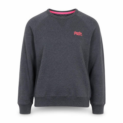 Superdry Women’s Grey S Vintage Orange Label Logo Sweatshirt