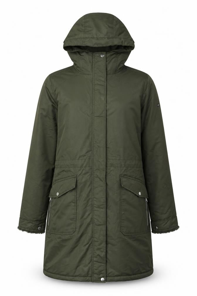 Regatta Women’s Green UK 16 Hooded Parka Mid-Length Coat