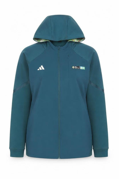 Front view of adidas Women’s Green 2XL FIFA Women’s World Cup 2023 Hooded Jacket