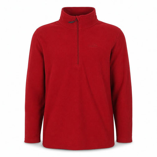 Peter Storm Men's Red Small 1/4 Zip Fleece Pullover Outdoor