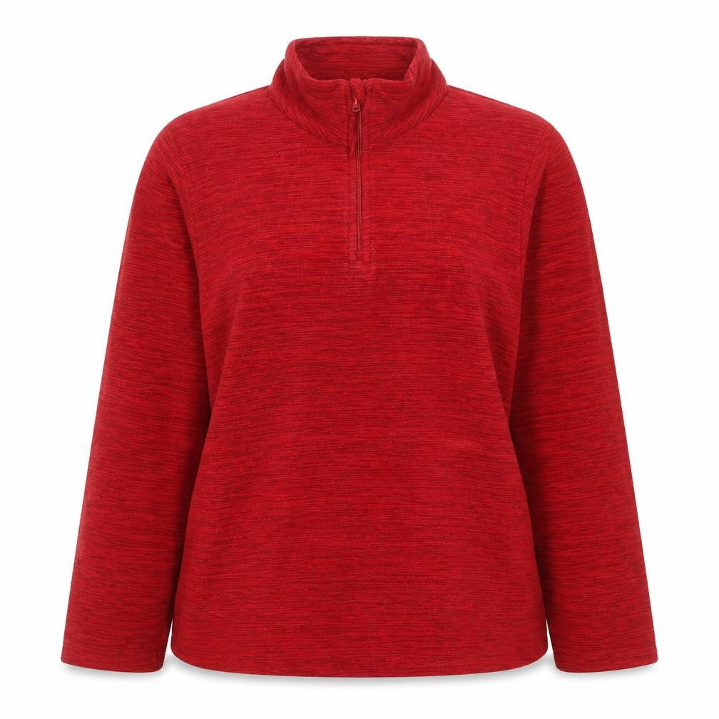 Mountain Warehouse Women’s Red UK 14 1/4 Zip Pullover Sweatshirt