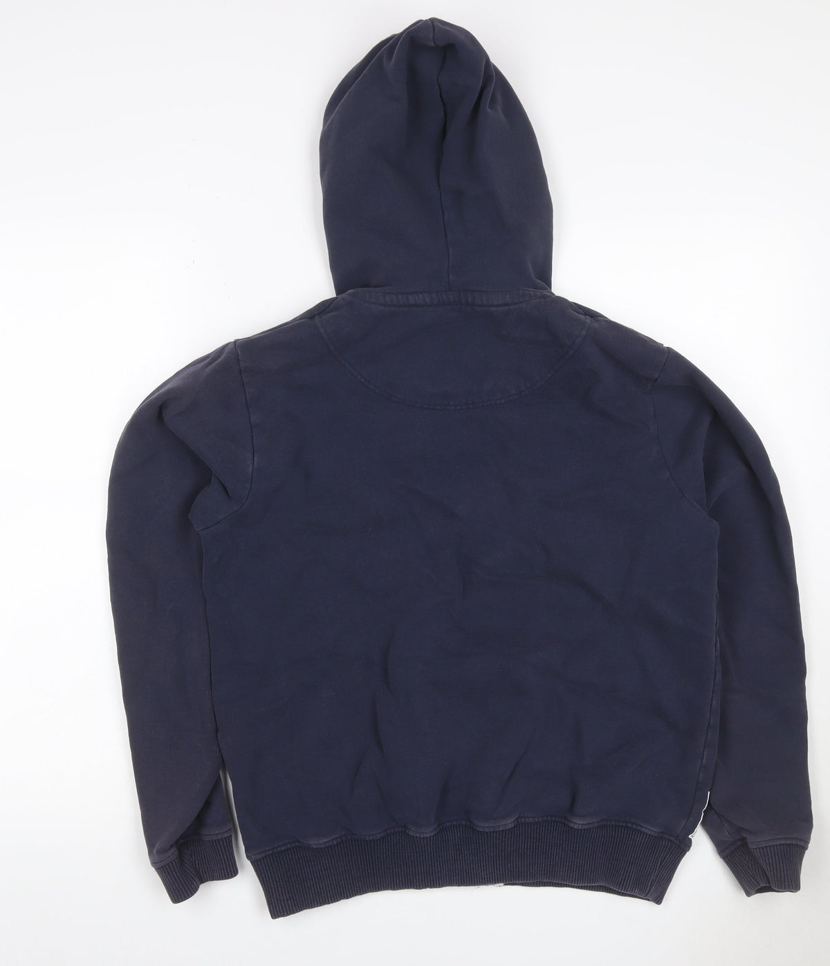Lazy Jacks Men's Blue S Full Zip Hooded Cotton Nautical Hoodie