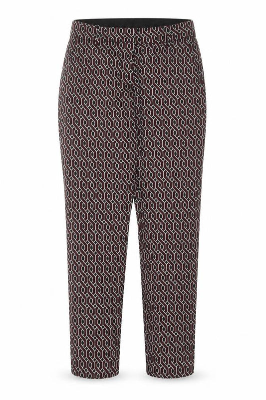 Front view of GP & J Baker x H&M Women Multicoloured UK 10 Geometric Trousers