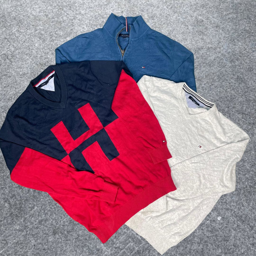 Preloved Tommy Hilfiger Knitwear Grade A/B for Resale - 5 Piece