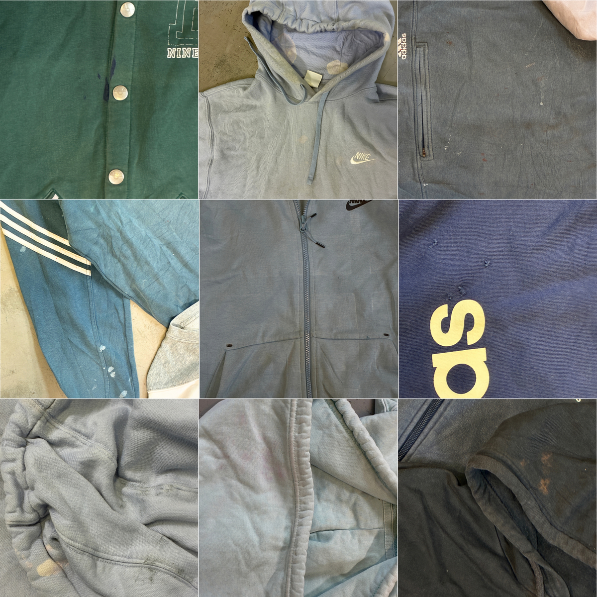 Reject for Rework Branded Hoodies & Sweatshirts Wholesale 10 Pack - For Resale