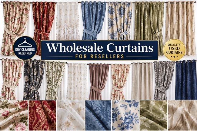 3 Pack Of Curtains Wholesale- 3 Pack for Resellers