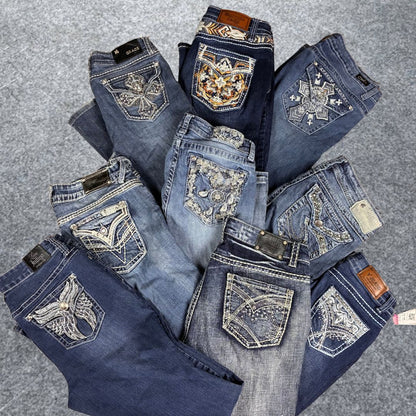 Preloved Y2K Ladies Jeans Grade A/B for Resale - 5 Piece