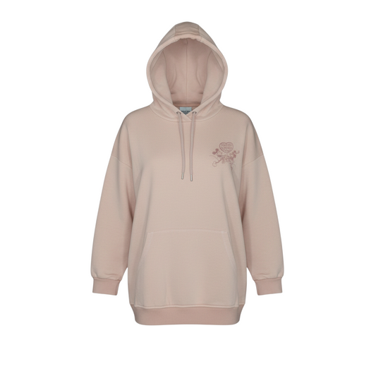 Primark Women Beige Disney Mickey & Minnie Pullover Hoodie 2XS Organic Cotton