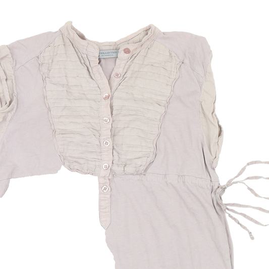 Preloved Zara Womens Beige   Basic Blouse Size 10 - Front