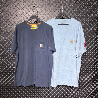 Preloved Carhartt T-Shirts Grade A/B for Resale - 5 Piece