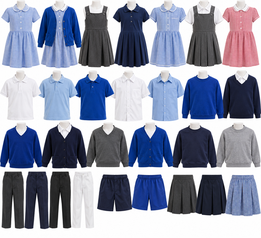 Wholesale Pack Mixed Schoolwear Bundles New or BNWT 20 Pack