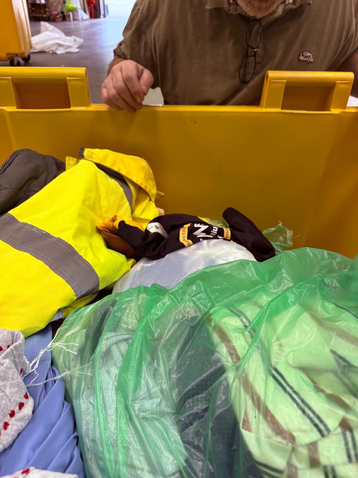 Unsorted Salvation Army Clothing Bank Clothing Orignal