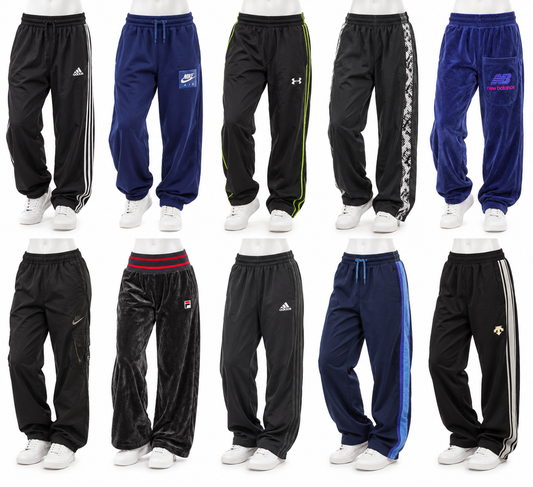 Branded Track Pants Wholesale 10 Pack - For Resale