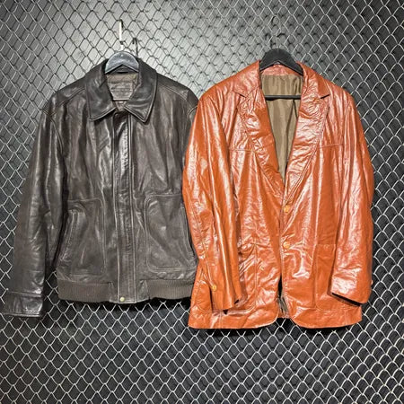 Premium Grade A/B Leather Jackets for Resale - 5 Piece