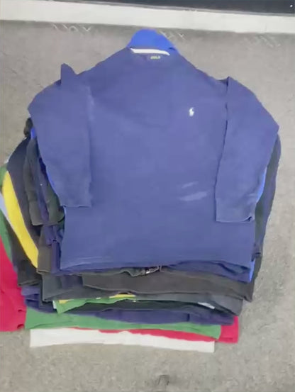 Preloved Ralph Lauren Sweatshirts Grade A/B for Resale - 5 Piece