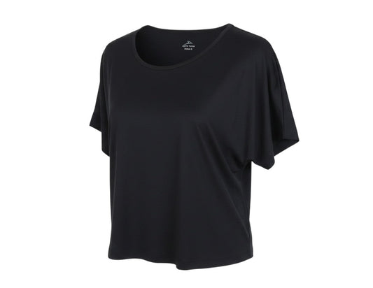 Active Touch Women's Black Crew Neck Top Size S