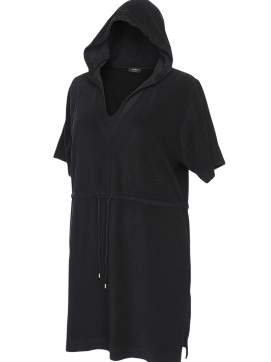 JD Williams Women’s Black S Hooded Long Sleeve Shift Dress