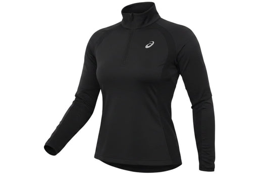 Ziener Womens Black Polyester Basic Casual Size 8 Mock Neck Zip