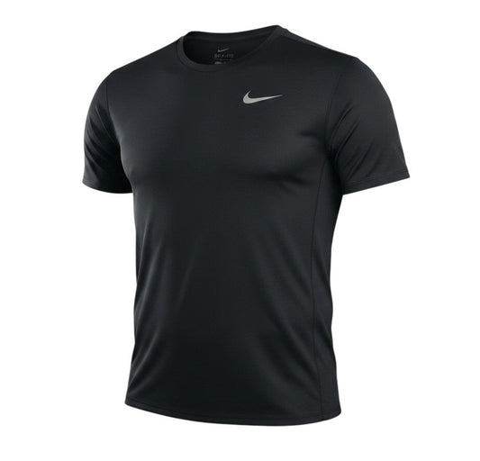 Prewornwholesale black Nike Dri-FIT crew neck short sleeve training t-shirt for men and women