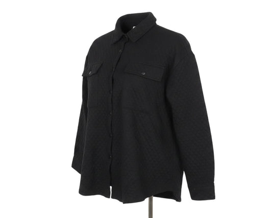 ASOS DESIGN Women’s Black Quilted Short Jacket Size 18