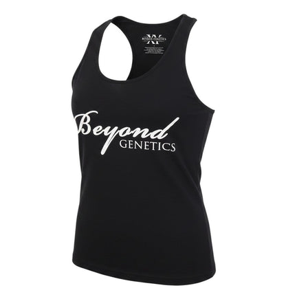 BEYOND GENETICS Womens Black   Basic Tank Size L