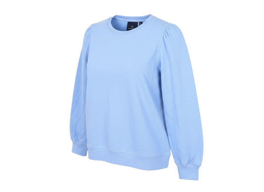 Crew Clothing Company Women Blue Size 16 Cotton Blend Pullover Sweatshirt