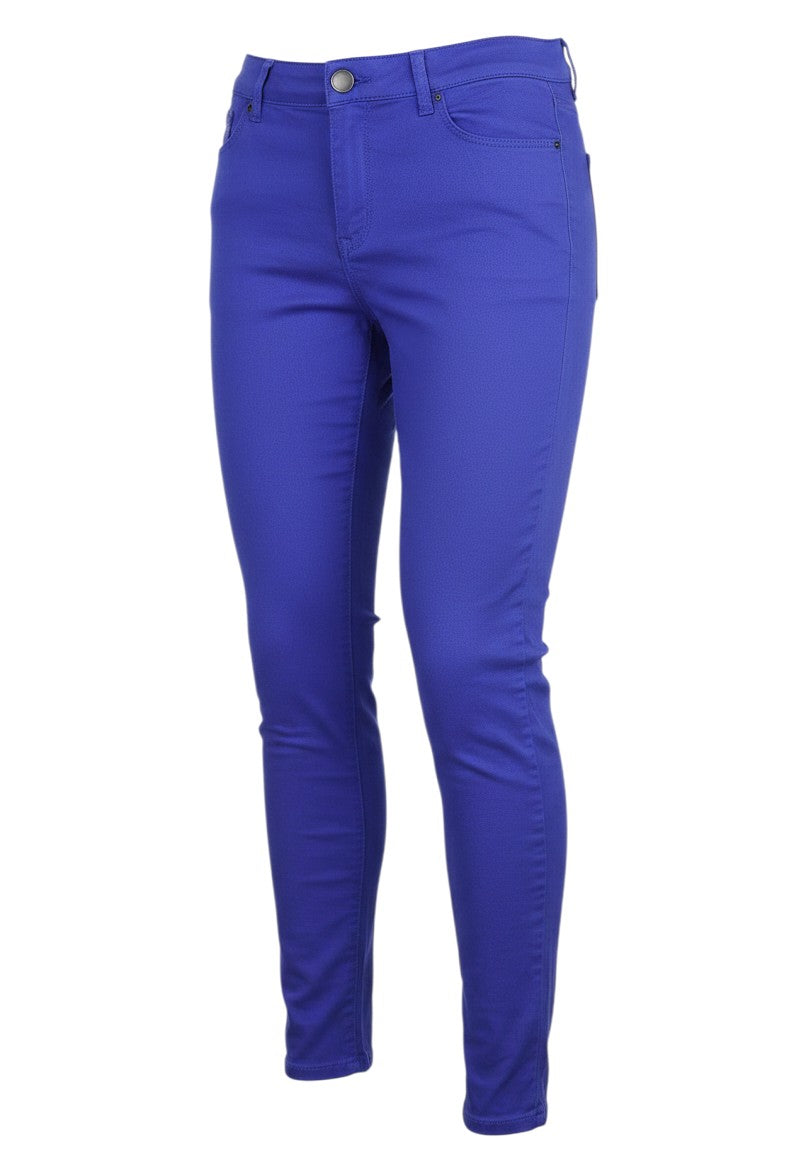 Prewornwholesale M&S women's blue denim jegging jeans with a slim fit and classic five-pocket design
