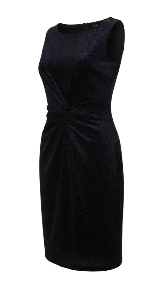 M&Co. Women’s Blue Glitter Bodycon Knee Length Party Dress UK 12