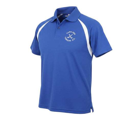 Deluxe Wicking Polo Womens Blue   Basic Polo Size XL