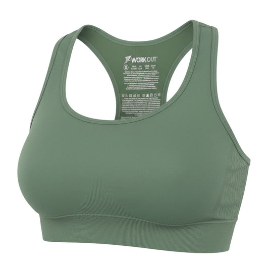 Primark Women’s Green Small Sports Bra Racerback Medium Support